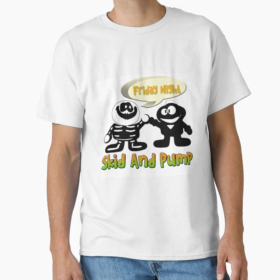 Skid And Pump Friday Night T-Shirt - Fun Novelty Design for Adults - T-Shirt, Sweatshirt, Hoodie