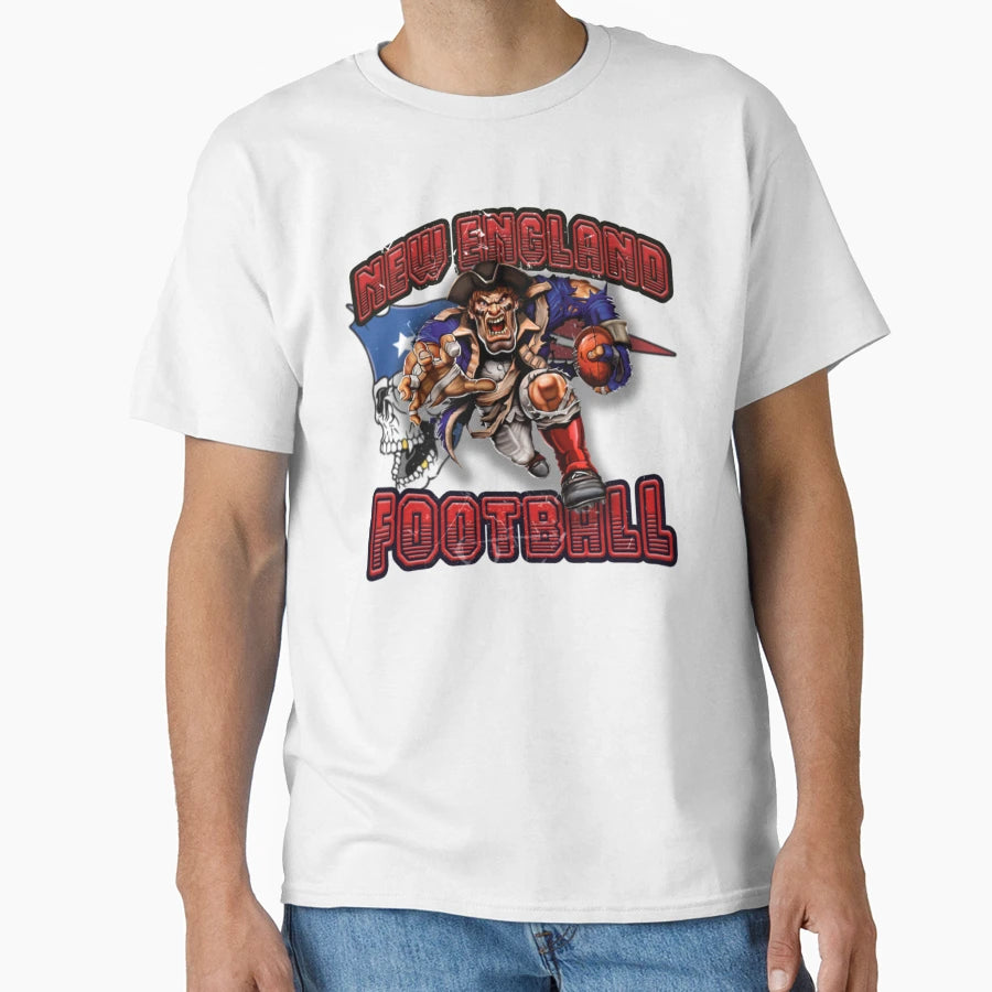 New England Football Detroit Football T-Shirt - Aesthetic Graphic Unisex - T-Shirt, Sweatshirt, Hoodie