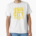 Iowa City Football College Football T-Shirt - Custom Art Print Men Women - T-Shirt, Sweatshirt, Hoodie