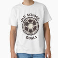 Old School Goals Soccer Ball T-Shirt - Fun Novelty Design for Adults - T-Shirt, Sweatshirt, Hoodie