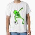 Dabbing Skeleton Soccer Lovers T-Shirt - Unique Graphic Men Women - T-Shirt, Sweatshirt, Hoodie