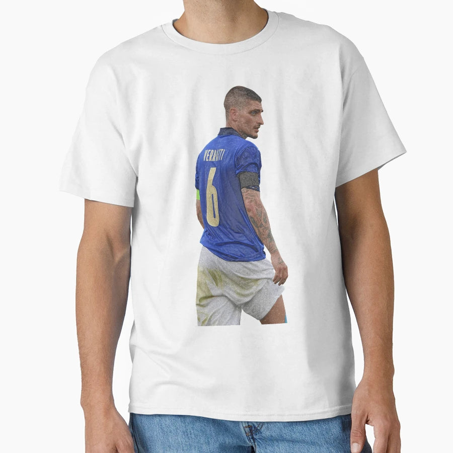 Marco Verratti Italy T-Shirt - Trendy Graphic Unisex - T-Shirt, Sweatshirt, Hoodie