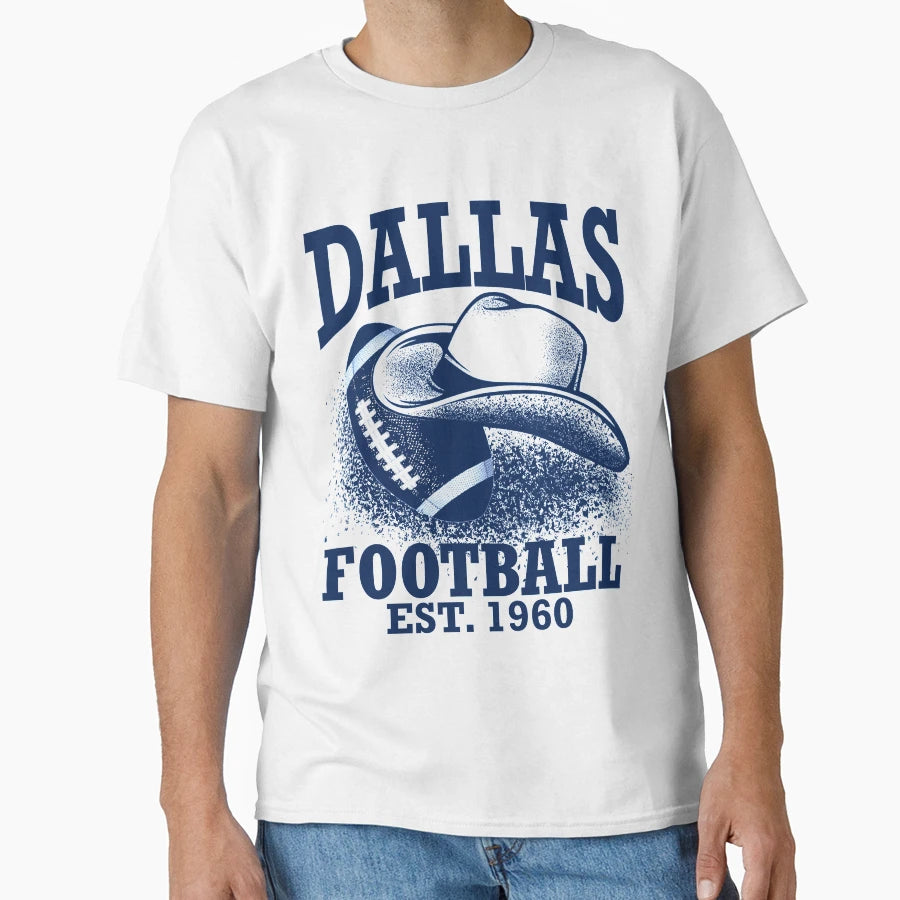 Dallas Football T-Shirt - Novelty Apparel Unisex - T-Shirt, Sweatshirt, Hoodie