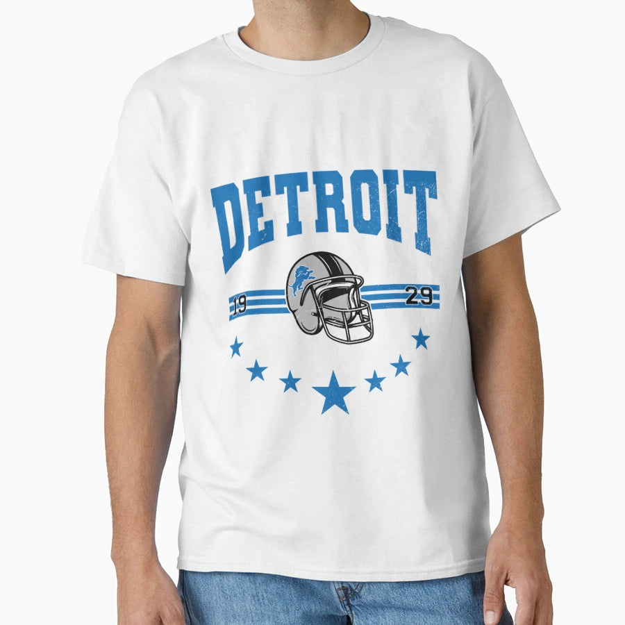 Art Detroit Lions T-Shirt - Unique Graphic for Adults - T-Shirt, Sweatshirt, Hoodie