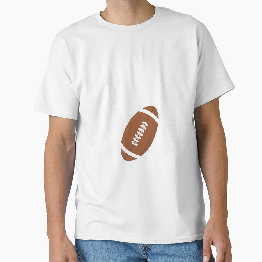 Sports American Flag Football Gift T-Shirt - Novelty Apparel Unisex - T-Shirt, Sweatshirt, Hoodie