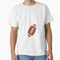 Sports American Flag Football Gift T-Shirt - Novelty Apparel Unisex - T-Shirt, Sweatshirt, Hoodie