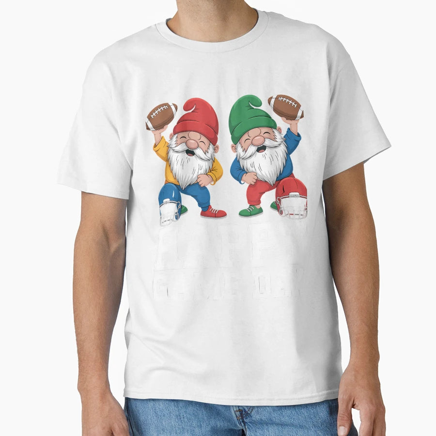 Happy Game Day Football Support T-Shirt - Fun Novelty Design for Adults - T-Shirt, Sweatshirt, Hoodie