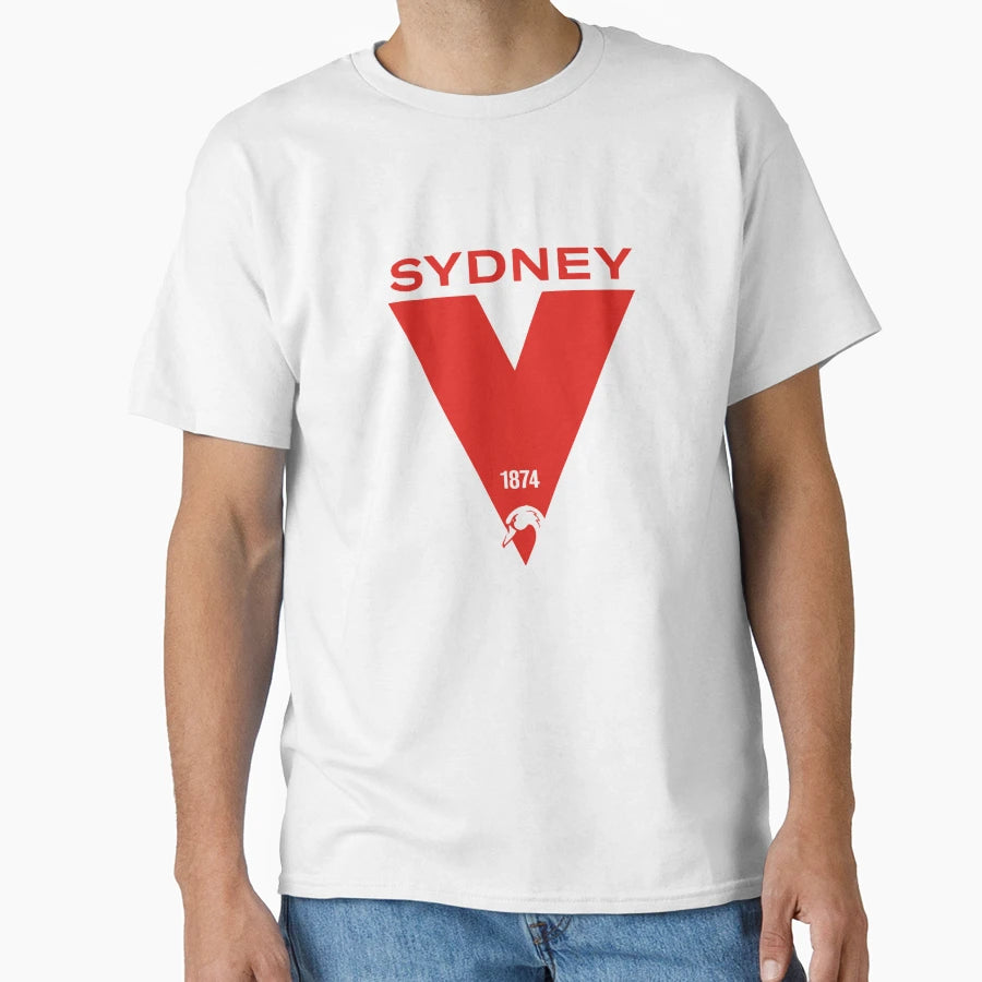 Sydney Football T-Shirt - Graphic Print Unisex - T-Shirt, Sweatshirt, Hoodie