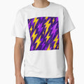 Electric Thunder Bolt Pattern T-Shirt - Casual Everyday Wear for Adults - T-Shirt, Sweatshirt, Hoodie