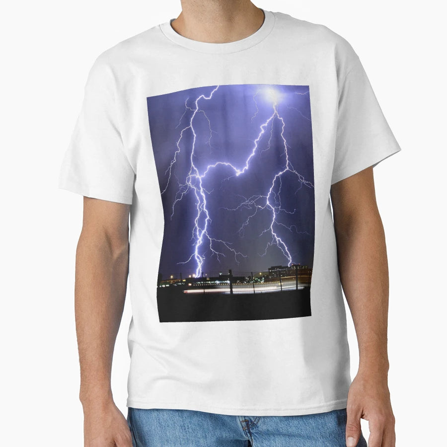 Aviation 20 Lightning Strike Airport T-Shirt - Casual Everyday Wear Unisex - T-Shirt, Sweatshirt, Hoodie