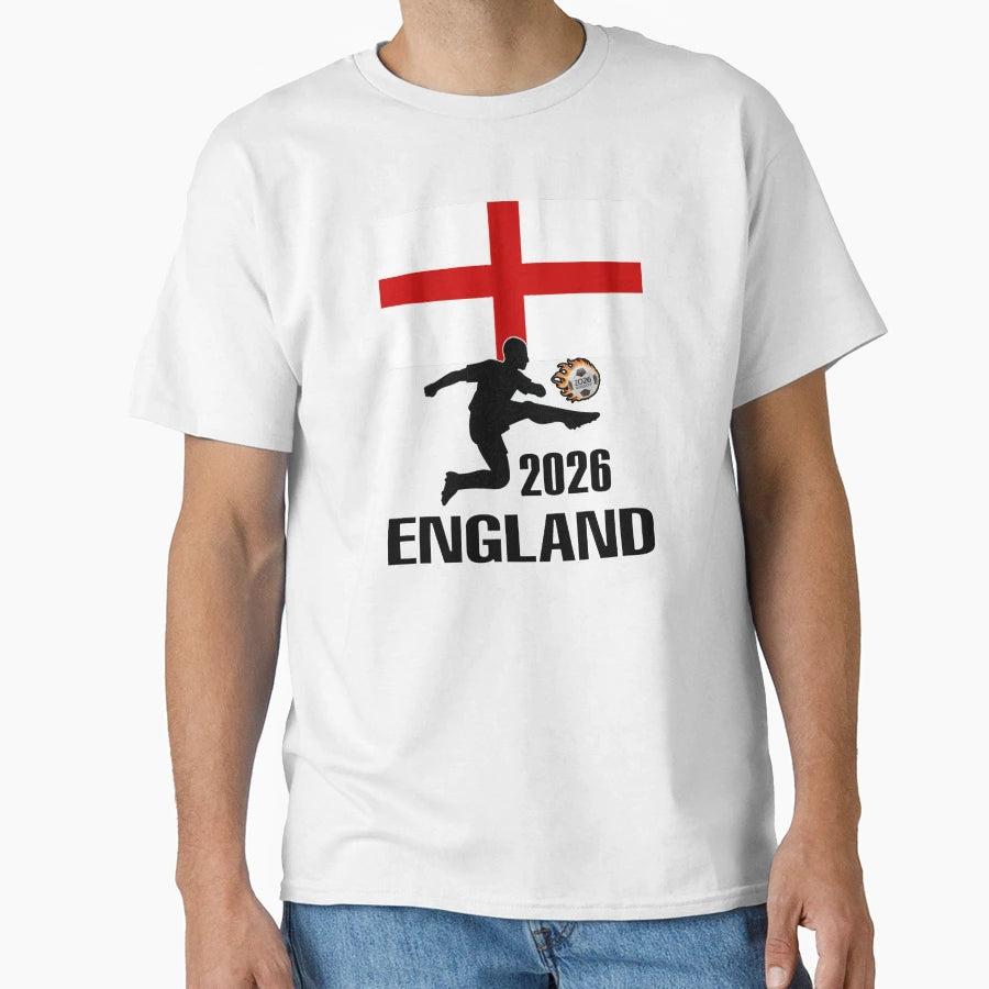 England Soccer 2026 T-Shirt - Trendy Graphic Men Women - T-Shirt, Sweatshirt, Hoodie
