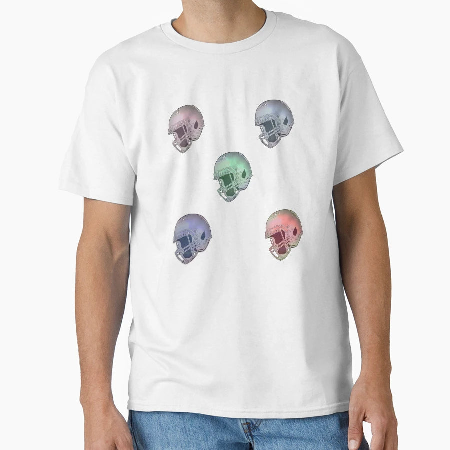 Football Helmet T-Shirt - Minimalist Print Unisex - T-Shirt, Sweatshirt, Hoodie