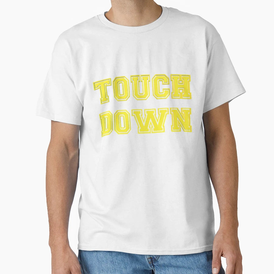 Touchdown Yellow T-Shirt - Custom Art Print for Adults - T-Shirt, Sweatshirt, Hoodie