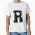 Letter R T-Shirt - Trendy Graphic for Adults - T-Shirt, Sweatshirt, Hoodie