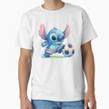 Stitch Soccer T-Shirt - Aesthetic Graphic for Adults - T-Shirt, Sweatshirt, Hoodie