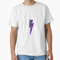 Purple Zebra Lightning Bolt T-Shirt - Aesthetic Graphic Unisex - T-Shirt, Sweatshirt, Hoodie
