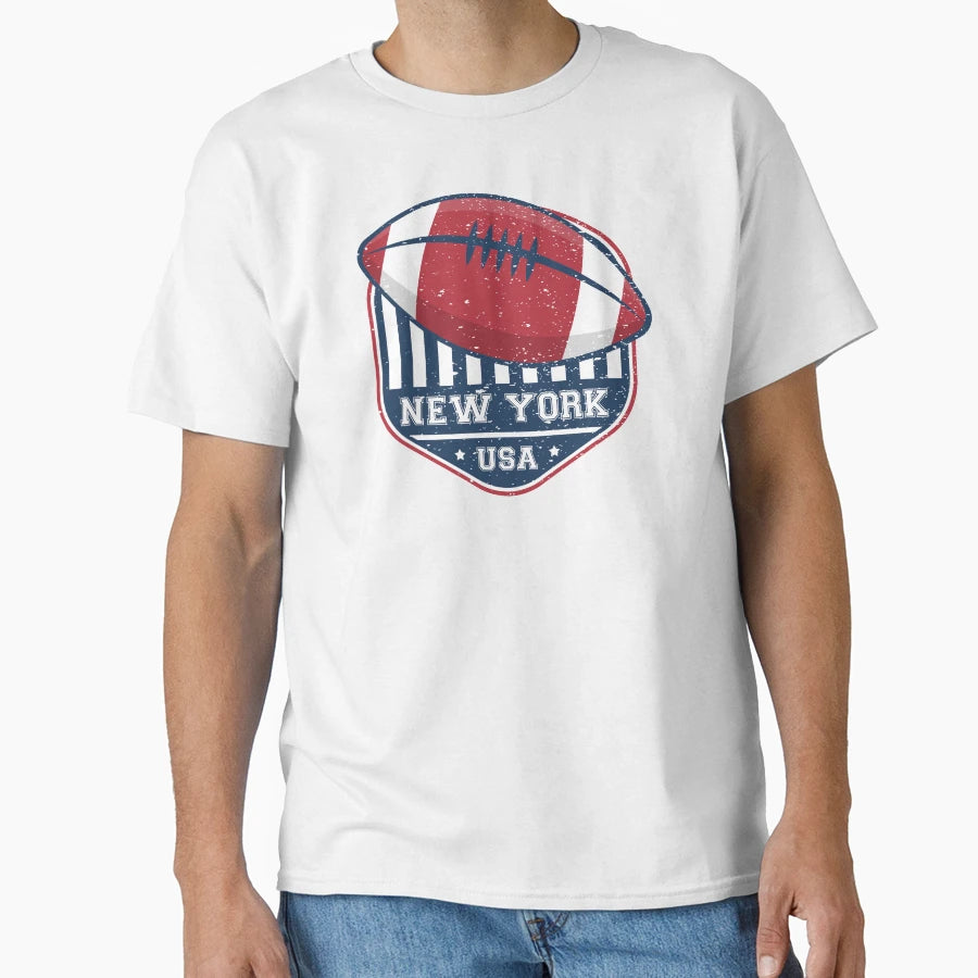 New York American Football T-Shirt - Streetwear Style Men Women - T-Shirt, Sweatshirt, Hoodie