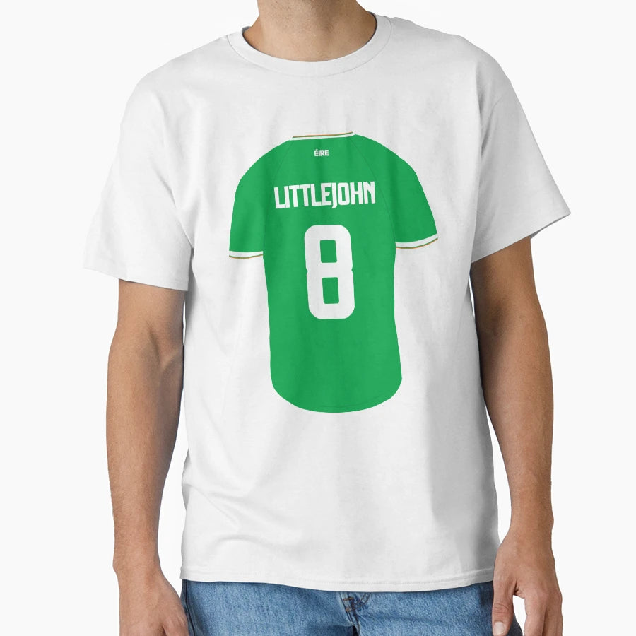 Ruesha Littlejohn Ireland Football T-Shirt - Fun Novelty Design for Adults - T-Shirt, Sweatshirt, Hoodie