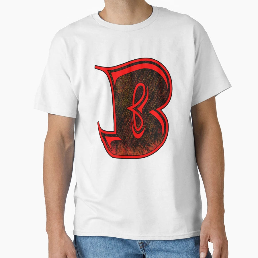 B Red T-Shirt - Unique Graphic for Adults - T-Shirt, Sweatshirt, Hoodie