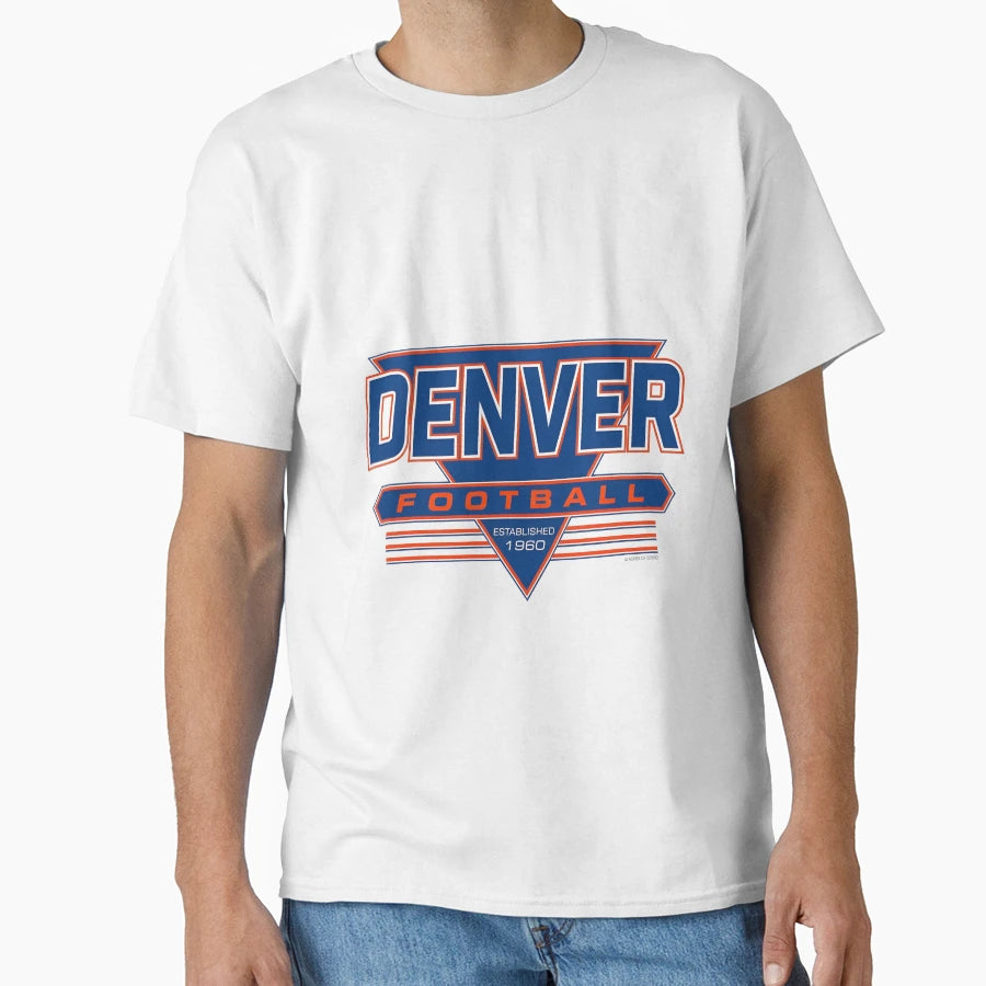 Denverr Football Broncos Inspired 90S T-Shirt - Graphic Print Unisex - T-Shirt, Sweatshirt, Hoodie