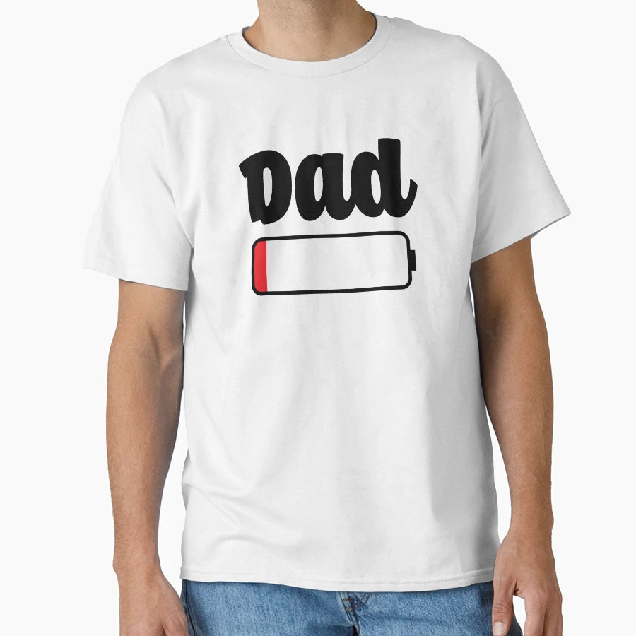 Dad Energy Low T-Shirt - Trendy Graphic Unisex - T-Shirt, Sweatshirt, Hoodie