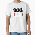 Dad Energy Low T-Shirt - Trendy Graphic Unisex - T-Shirt, Sweatshirt, Hoodie