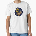 Alphabet Letter Q Astronaut Otter Otter T-Shirt - Minimalist Print Unisex - T-Shirt, Sweatshirt, Hoodie