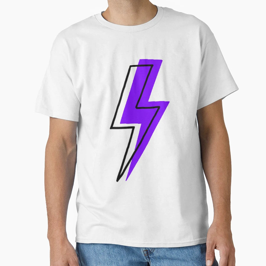 Bolt Out Purple T-Shirt - Streetwear Style for Adults - T-Shirt, Sweatshirt, Hoodie
