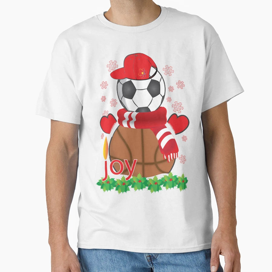 Sports Snowman Joy T-Shirt - Graphic Print Men Women - T-Shirt, Sweatshirt, Hoodie