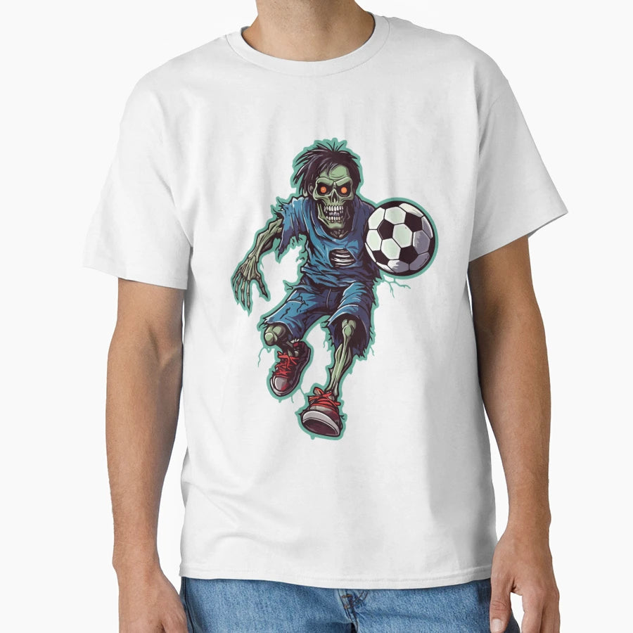 Zombie Football Player Zombies T-Shirt - Graphic Print for Adults - T-Shirt, Sweatshirt, Hoodie