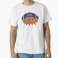 Bleed Orange Drip Football T-Shirt - Novelty Apparel for Adults - T-Shirt, Sweatshirt, Hoodie