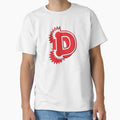 D Initial Letter D T-Shirt - Trendy Graphic for Adults - T-Shirt, Sweatshirt, Hoodie