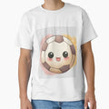 Kawaii Soccer Ball T-Shirt - Custom Art Print Men Women - T-Shirt, Sweatshirt, Hoodie