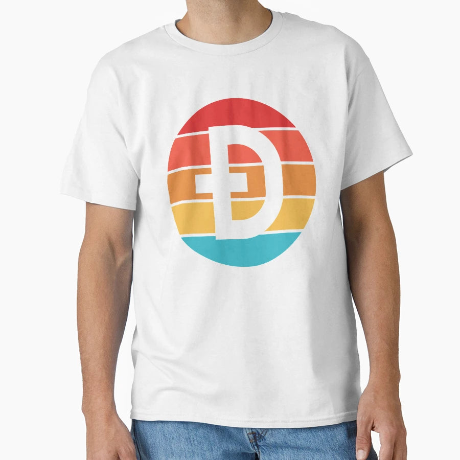 Dogecoin Crypto Dogecoin T-Shirt - Minimalist Print for Adults - T-Shirt, Sweatshirt, Hoodie