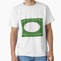 American Football Field Frame T-Shirt - Minimalist Print for Adults - T-Shirt, Sweatshirt, Hoodie