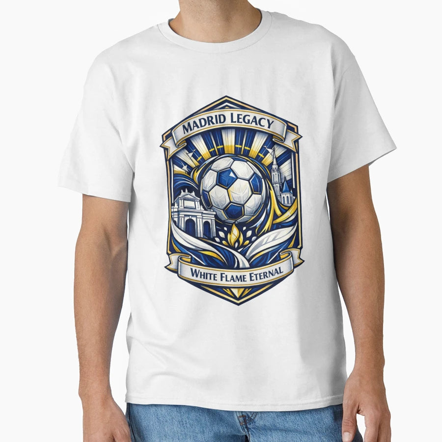 Madrid Majestic Legacy City Eternal T-Shirt - Novelty Apparel for Adults - T-Shirt, Sweatshirt, Hoodie