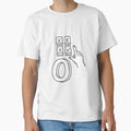 Illustration Letter O Stand Option T-Shirt - Aesthetic Graphic for Adults - T-Shirt, Sweatshirt, Hoodie