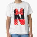 Minnie Monogram N T-Shirt - Graphic Print Men Women - T-Shirt, Sweatshirt, Hoodie