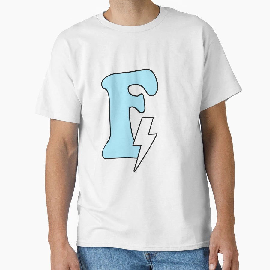 F Lightning T-Shirt - Minimalist Print for Adults - T-Shirt, Sweatshirt, Hoodie