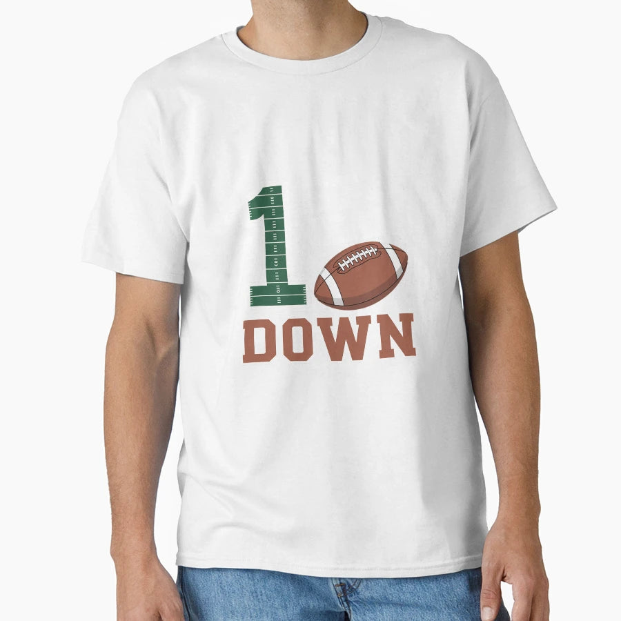 1St Football Birthday Party 1 T-Shirt - Casual Everyday Wear for Adults - T-Shirt, Sweatshirt, Hoodie