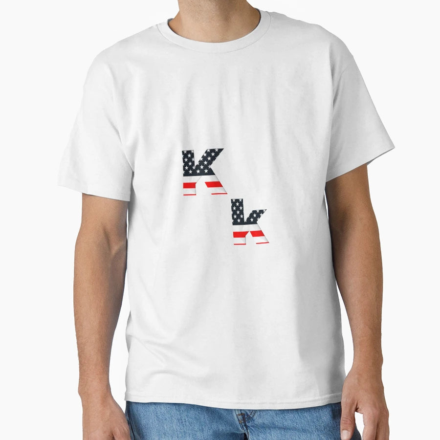 Alphabet Usa K T-Shirt - Novelty Apparel Unisex - T-Shirt, Sweatshirt, Hoodie