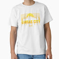 Kansas City Sunset Kc Football Missouri T-Shirt - Graphic Print for Adults - T-Shirt, Sweatshirt, Hoodie