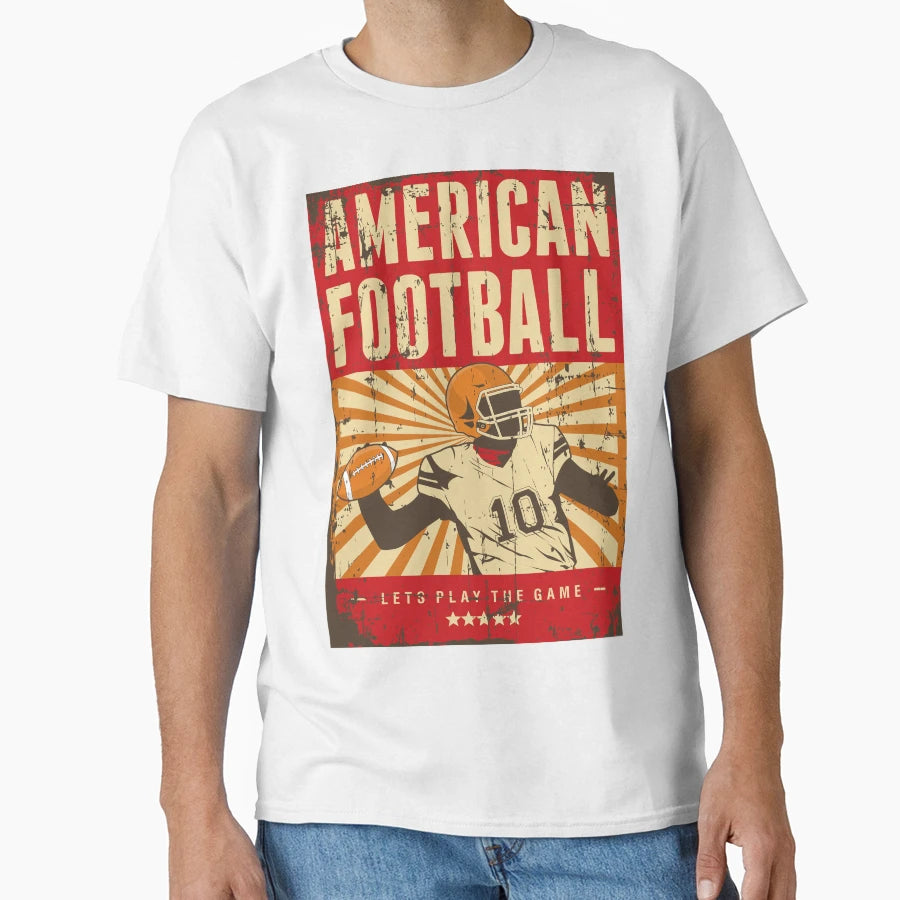 American Football T-Shirt - Casual Everyday Wear Unisex - T-Shirt, Sweatshirt, Hoodie