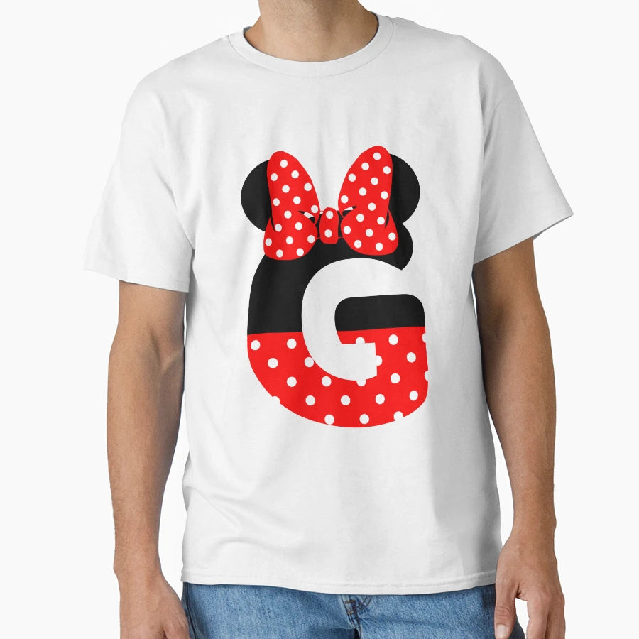 Minnie Monogram G T-Shirt - Trendy Graphic for Adults - T-Shirt, Sweatshirt, Hoodie