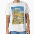 Happy Easter Chicks Flowers T-Shirt - Graphic Print Unisex - T-Shirt, Sweatshirt, Hoodie