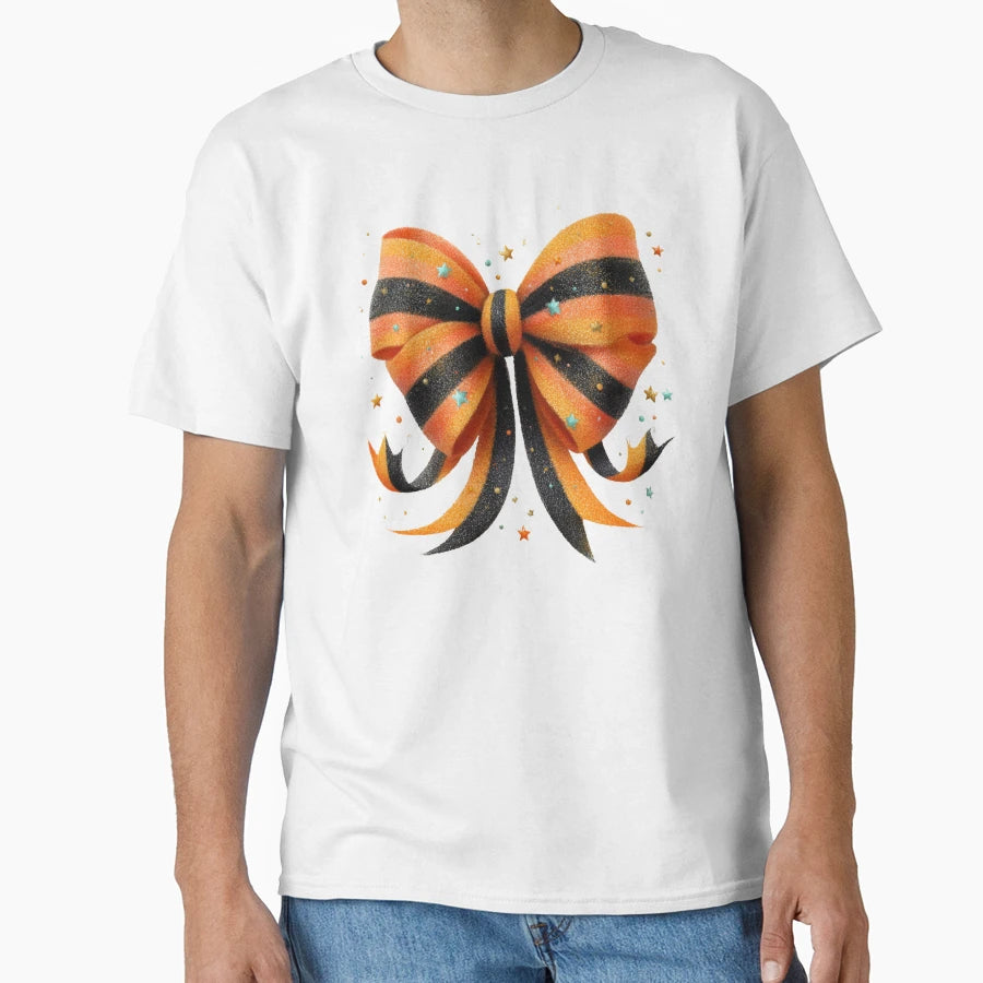 Halloween Bow T-Shirt - Casual Everyday Wear Men Women - T-Shirt, Sweatshirt, Hoodie