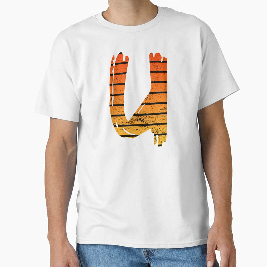 Letter U Initials T-Shirt - Graphic Print for Adults - T-Shirt, Sweatshirt, Hoodie