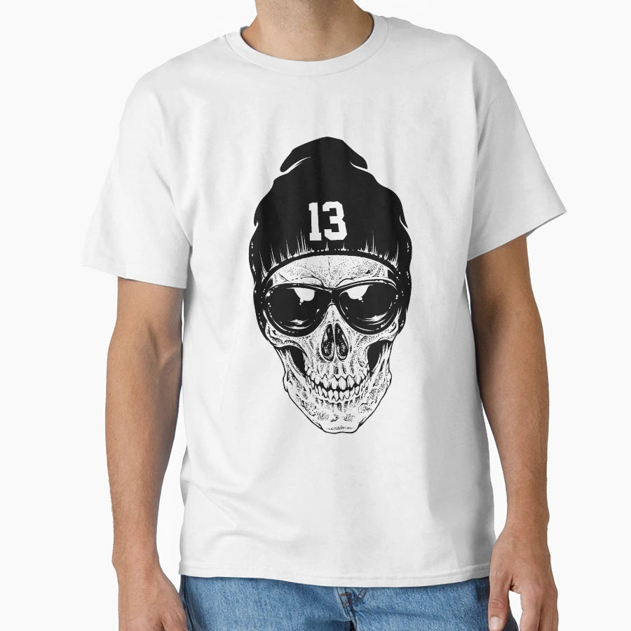 Skullno 13 T-Shirt - Fun Novelty Design for Adults - T-Shirt, Sweatshirt, Hoodie