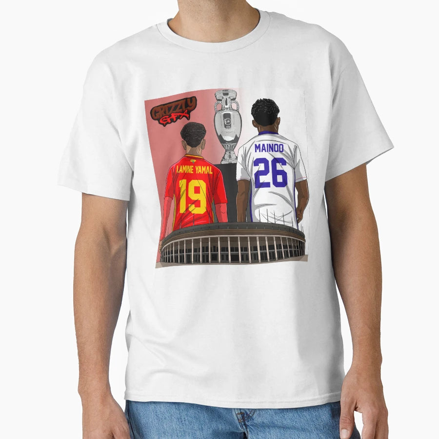 Euro Final Clash Spain Vs England T-Shirt - Casual Everyday Wear for Adults - T-Shirt, Sweatshirt, Hoodie