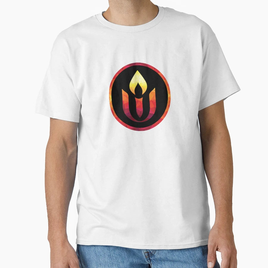 Glowing Stained Glass Unitarian T-Shirt - Trendy Graphic for Adults - T-Shirt, Sweatshirt, Hoodie